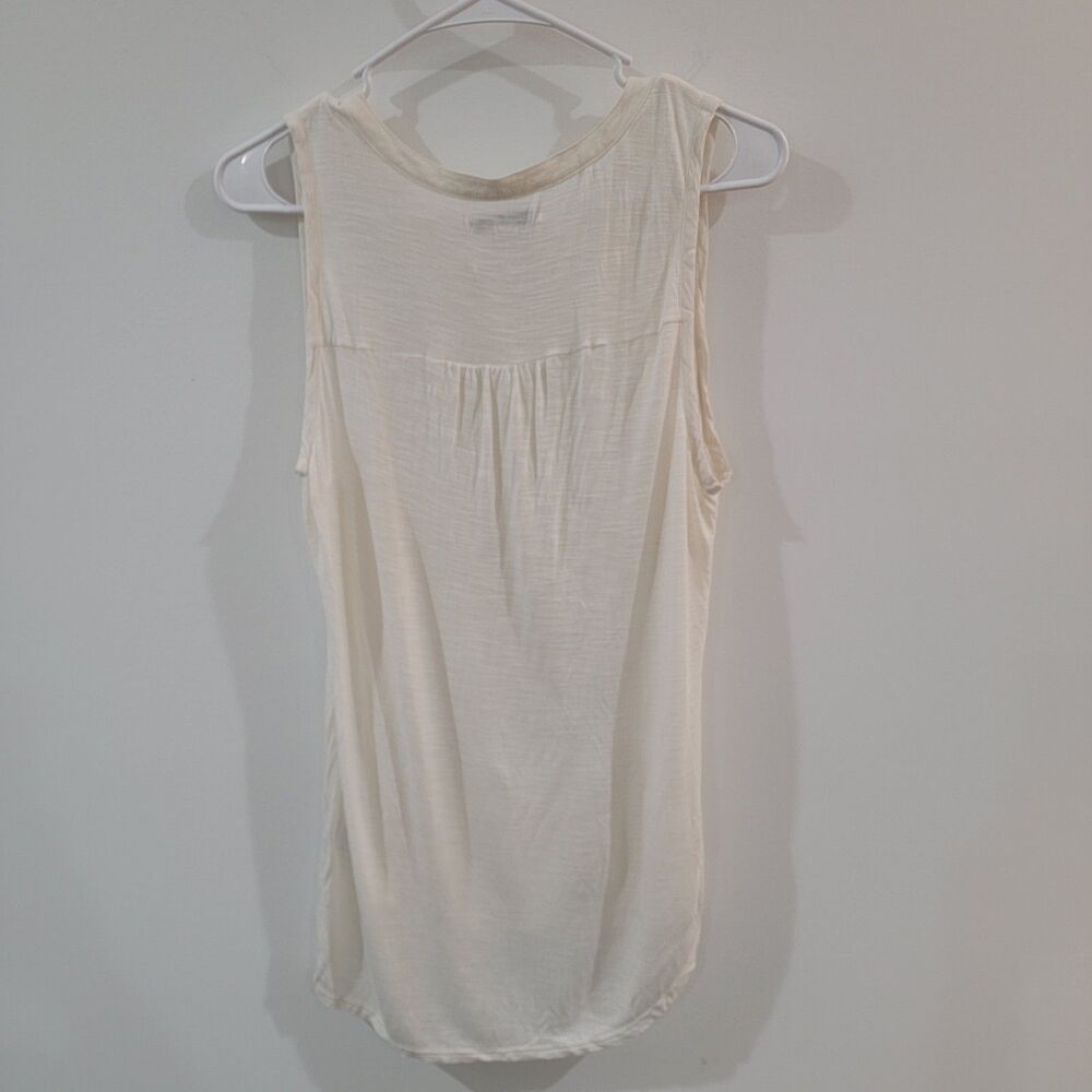 Y2K American Eagle Outfitters Womens Top Size Medium Ivory Fairy Boho - Picture 3 of 7